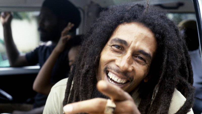 Bob Marley in 1979, before the Reggae Sunsplash concert in Montego Bay, Jamaica.